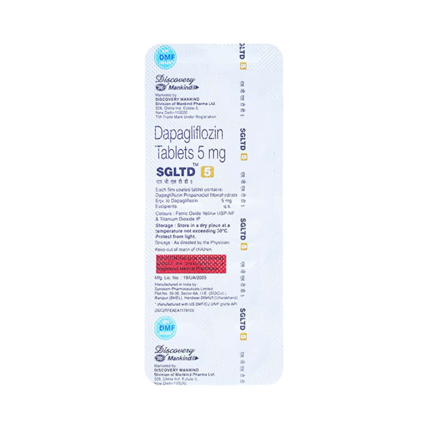 Canagliflozin 25mg Tablets