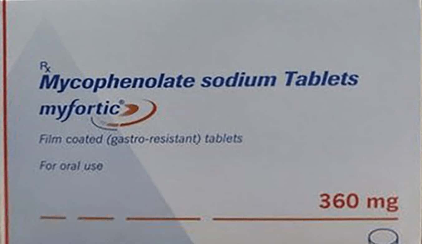 Myfortic 360mg Tablets