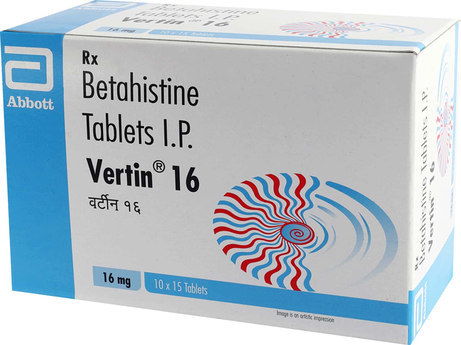 Vertin 16mg Tablets